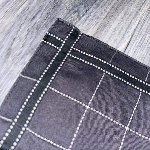 Burberry Black Checkered Handkerchief Scarf - Picture 5 of 7